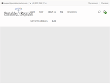 Tablet Screenshot of portablerotation.com
